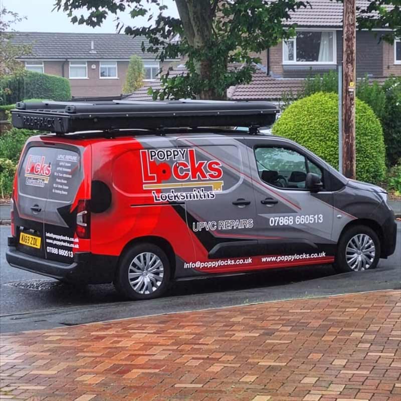 Poppy Locks Locksmiths Warrington Van
